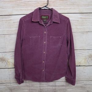 Eddie Bauer Corduroy Button Down Medium